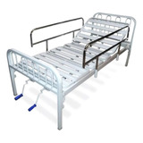 Cama Ortopedica Manual 3 Movimientos Con Barandas Cromadas