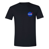 Playera Deportiva Hombre Nasa Logo Espacial Escudo