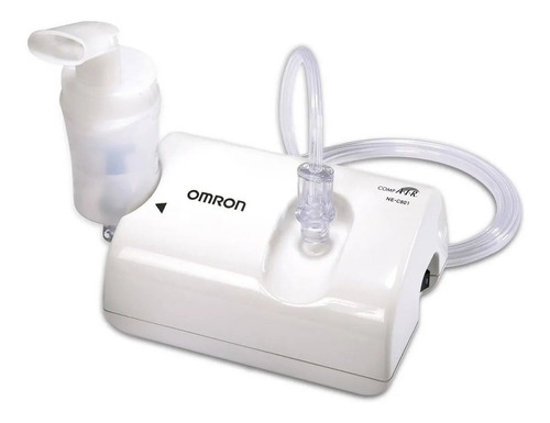 Nebulizador A Pistón Omron Ne-c801 Silencioso, Compacto Y Liviano