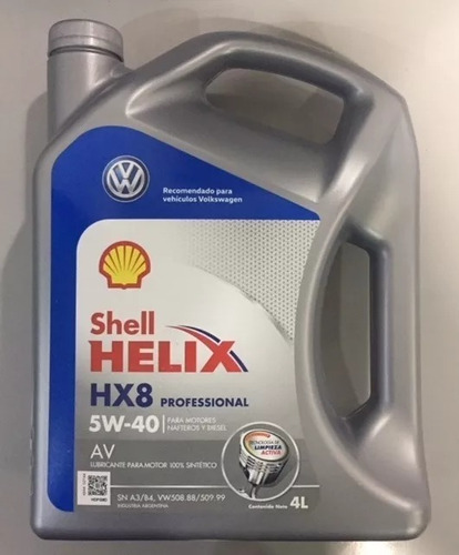 Shell Helix Hx8 5w40 100% Sintético Volkswagen Amarok Vento