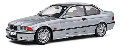 Bmw E36 Coupe 1990 1:18 Solido Cinza