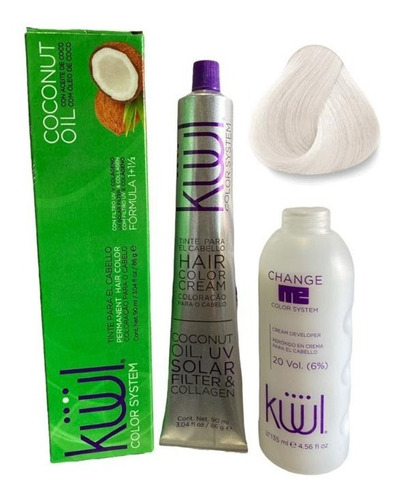 Kit Kuul Tinte 90 Ml + Peroxido 20 Vol 135 Ml