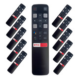 Atacado 10 Controle Compatível Tv Tcl Smart Android Netflix