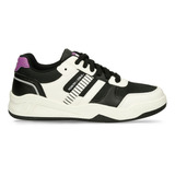 Tenis Casuales Blanco-negro North Star Iris Break Mujer