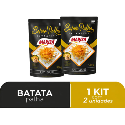 Kit C/2und Batata Palha Extra Fina Natural Mariza Unique 90g