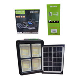 Foco Led Portátil Recargable 150w Panel Solar 4 Modo Luz