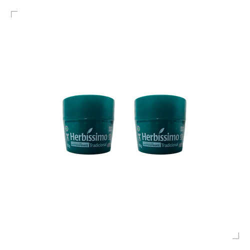 Kit Com 2 Desodorante Herbíssimo Antitranspirante 55g