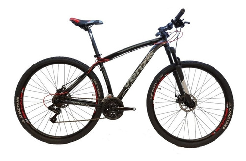 Mountain Bike Venzo Shadow Series Loki Evo R29 18  21v Frenos De Disco Mecánico Cambios Shimano Color Negro/gris  