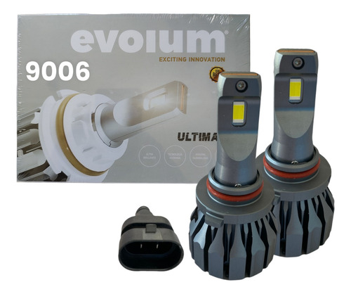 Kit Evolum Ultimate Focos Led 15,000 Lum H4/h7/9005/9006