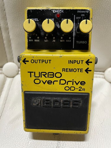 Pedal Boss Od-2r Turbo Overdrive - Conservado!!!