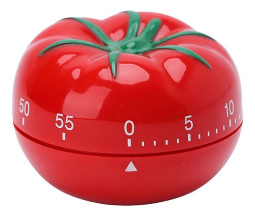 Timer Forma Tomate Pomodoro Cocina Reloj Temporizador Cuerda