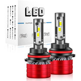 Kit De Focos Led 9007 De 28000 Lm Para Dodge High Light Y Lo