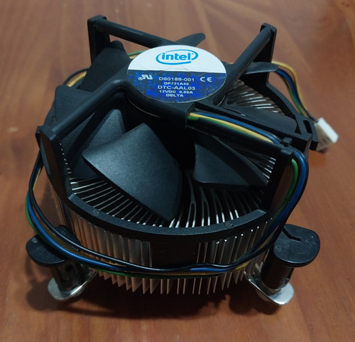 Disipador + Cooler Intel 775 Alto Perfil Núcleo De Cobre
