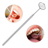 Espejo Dental Para Inspección/ Extensiones De Pestañas 1pz F