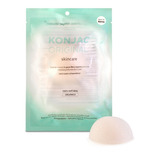 Konjac Esponja Facial Blanca 100% Blanco Puro Limpia Exfolia