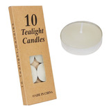 Mini Velas 100 Unidades Kit Branca Parafina Pequena