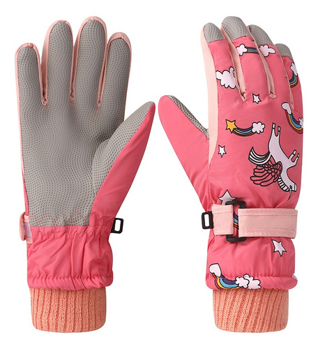 Guantes Para Nieve Térmicos Para Niños, Invierno, Nieve, Sky