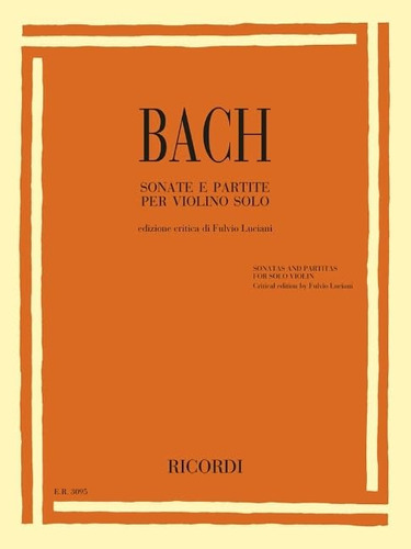 Sonatas And Partitas For Solo Violin