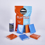 Segurcars- 6 Clay Bar Kit Combo 3 Medium Grade + 3 Soft Grad