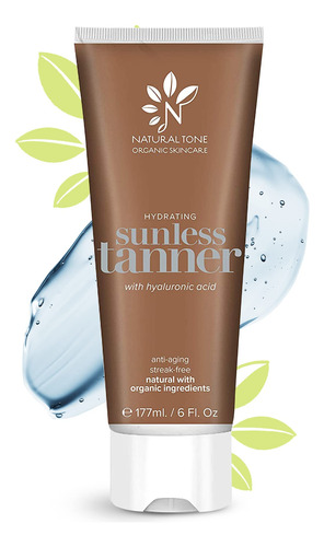 Natural Tone Organic Skincare Bronceador Hidratante Sin Sol