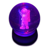 Lámpara Decorativa Con Forma De Esfera, Bola De Cristal, Lámpara De Mesa, Color 3d, Cúpula De Astronauta