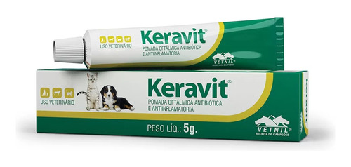 Keravit Pomada Oftálmica 5g - Vetnil  