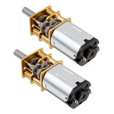 2x Micro Motor Dc N20 Com Caixa De Redução 12v 500 Rpm