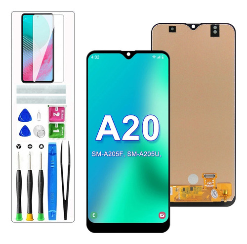 Pantalla Táctil Lcd Para Samsung Galaxy A20 Sm-a205f