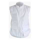 Chaleco Casual Blanco Para Hombre Impermeable 