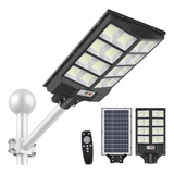 Lámpara Led Solar Exterior 800w Suburbana Alumbrado Público