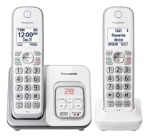 Panasonic Dect 6.0 Teléfono Inalámbrico Expandible Con Conte