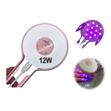 Cabina Led Portátil 12w Nail Lamp Led/uv Press On Soft Gel 