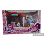 Pony Land Set De Granja Con Ponies 