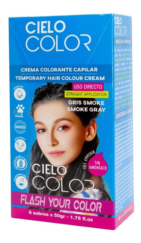 Otowil Cielo Color Tintura Crema Fantasía Vegana Sobre 50gr