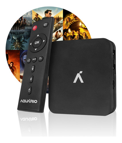 Aparelho 4k Adaptador Smart Tv Box Transforme Tv Em Smarttv