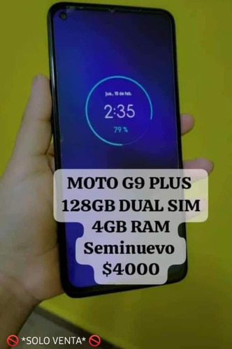 Celular Moto G9plus 