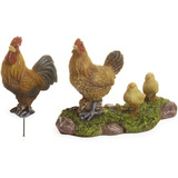 Woodland Knoll Mg96 Gallo Con Gallina Y Pollitos