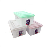 Caja Plastica Grande Contenedor Rectangular 54 L Apilable