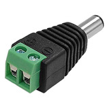 Conector Macho Poder Dc Cámaras Cctv 12v Adaptador