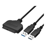 Cabo Adaptador Sata Para Usb 2,5 Hd Ssd Externo Cor Preto