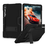 Funda Para Galaxy Tab S9 Plus / S9 Fe Plus Rudo Base Negro