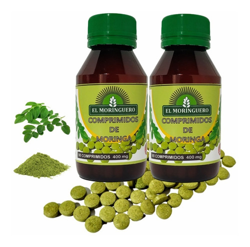 Comprimidos De Moringa 400 Mg  180u