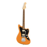 Guitarra Eléctrica Fender Player Jazzmaster De Aliso Capri Orange Brillante Con Diapasón De Granadillo Brasileño