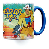 Taza Cerámica Bravestarr Ur Retro Filmation Motu