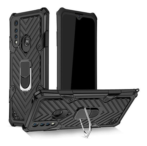 Case Protetora Premium Armor Magnética Slim - Moto G8 Power