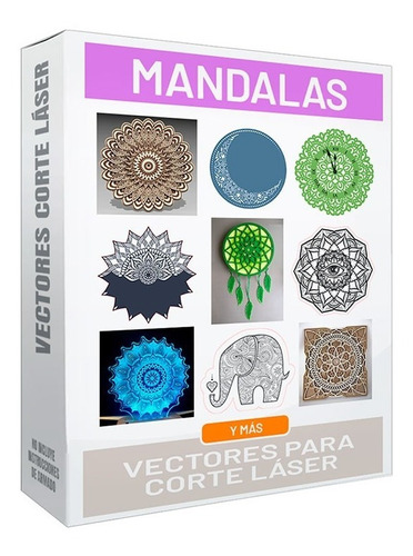 Pack De Archivos Vectores Corte Láser Mandalas