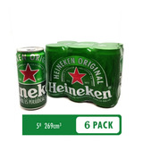 Cerveza Heineken Lata Six Pack - mL a $11