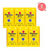 Preservativo Preserv Teen 3 Unidades Kit Com 6 Pacotes