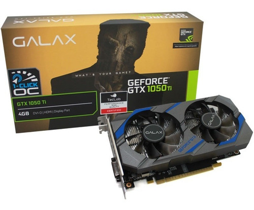 Placa De Vídeo Nvidia Galax  Geforce 10  Gtx 1050 Ti  4gb