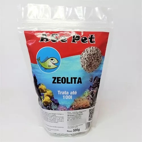 Zeólita Removedor Natural De Amônia E Nitritos + Bolsa 500g